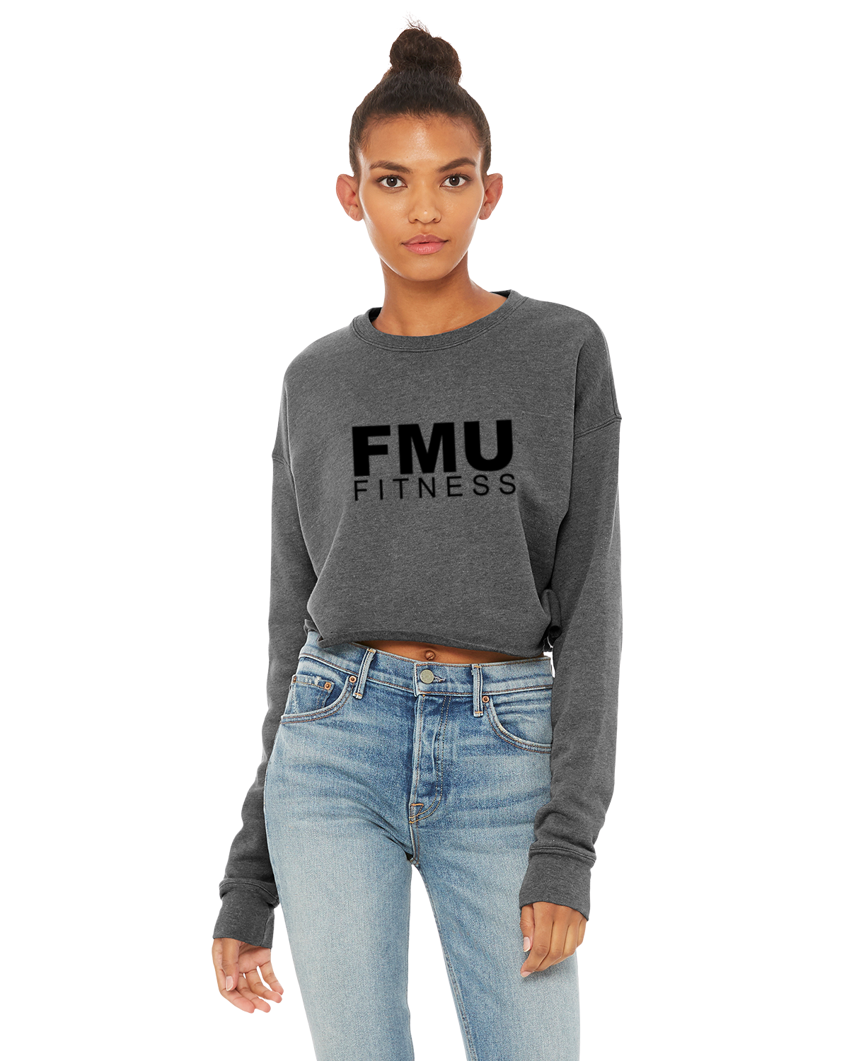 FMU - Ladies Crop Crewneck