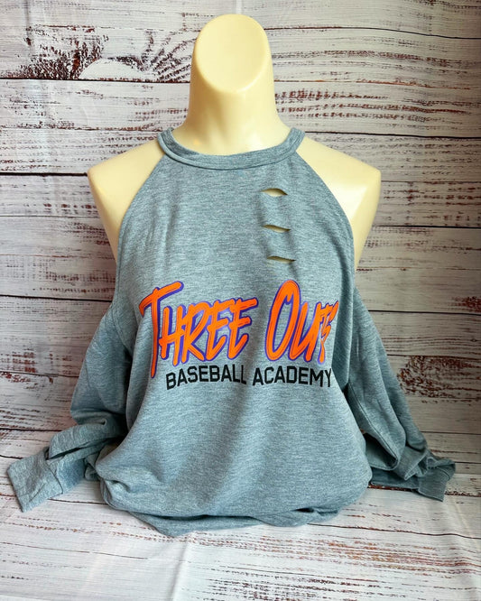 Three Outs Cold Shoulder - sweatshirt