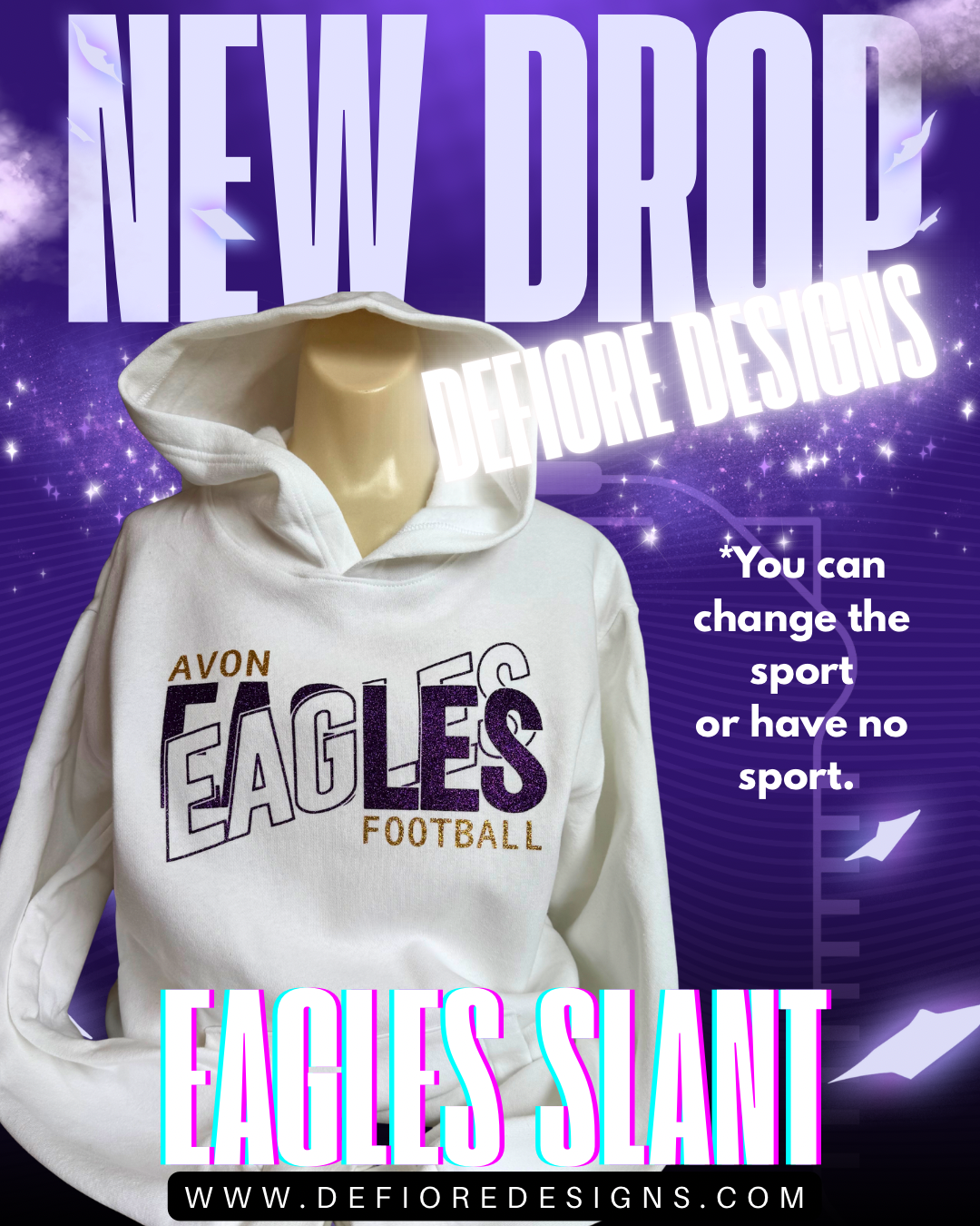 Eagles Sparkle Slant