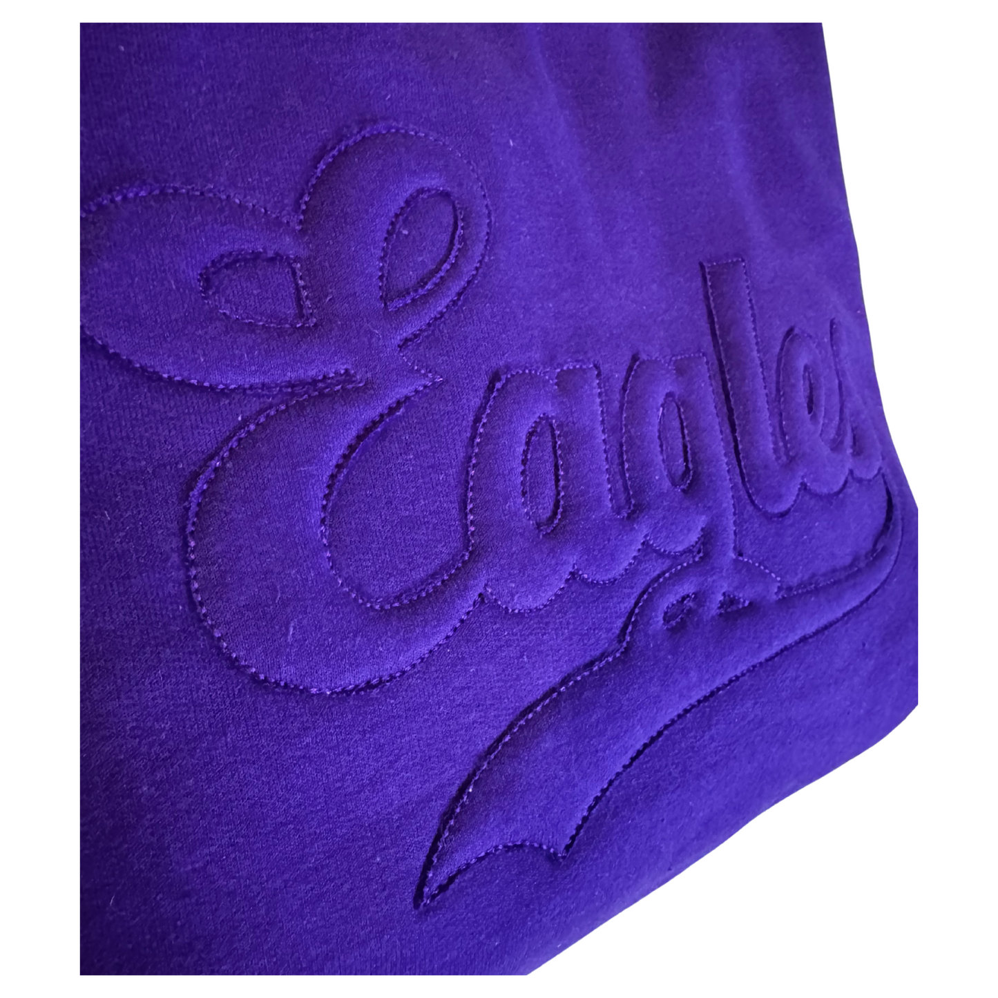 Vintage Game Day Purple/Purple Embroidered Crew