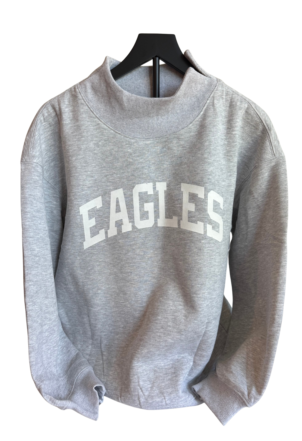 Eagles Mock Neck Crew