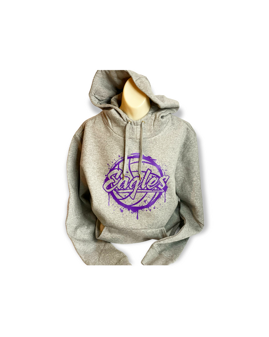 Adult Avon Eagles Drip Volleyball Hoodie - Hoodies