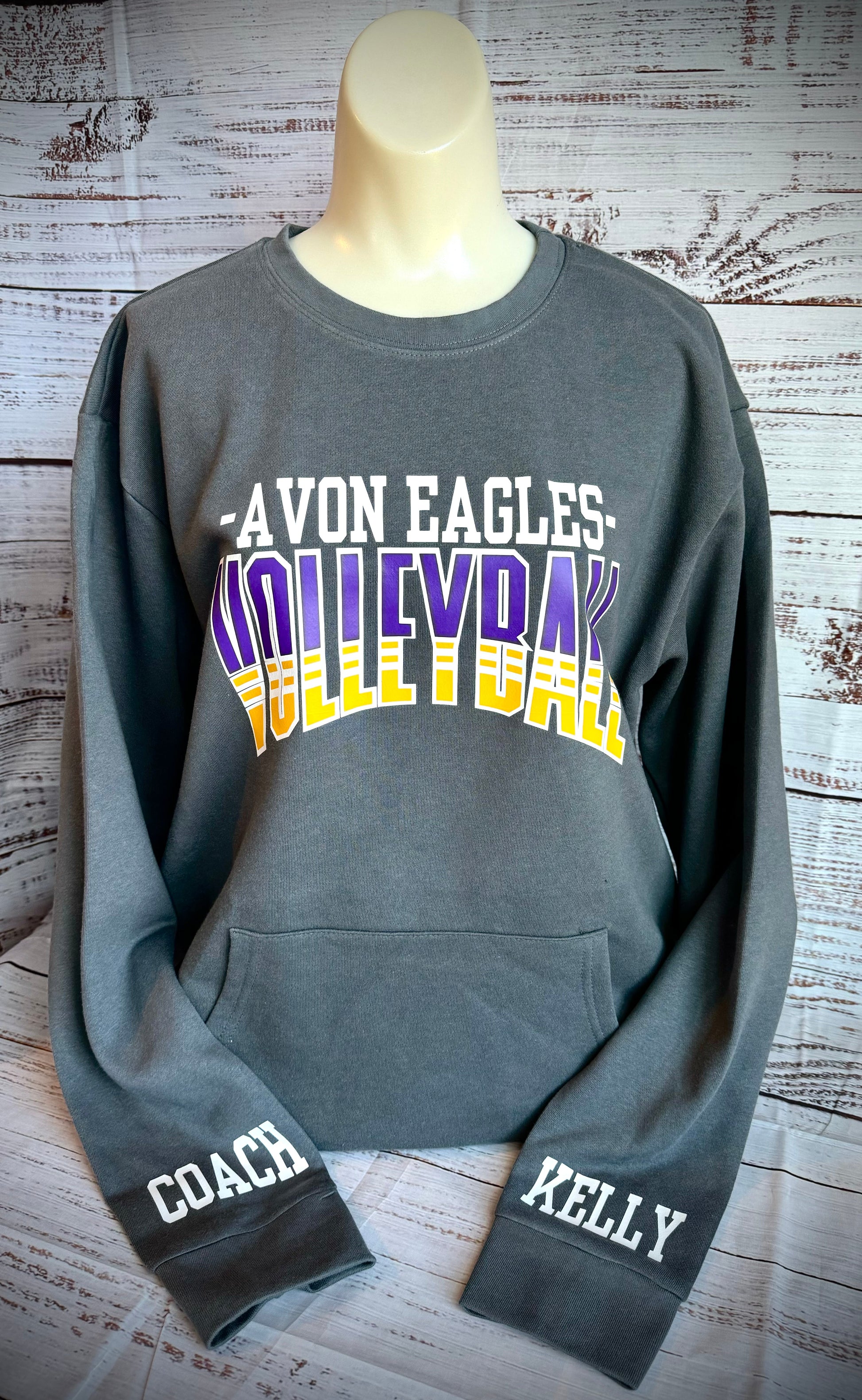 Avon Eagles Volleyball Split Design - sweatshirt