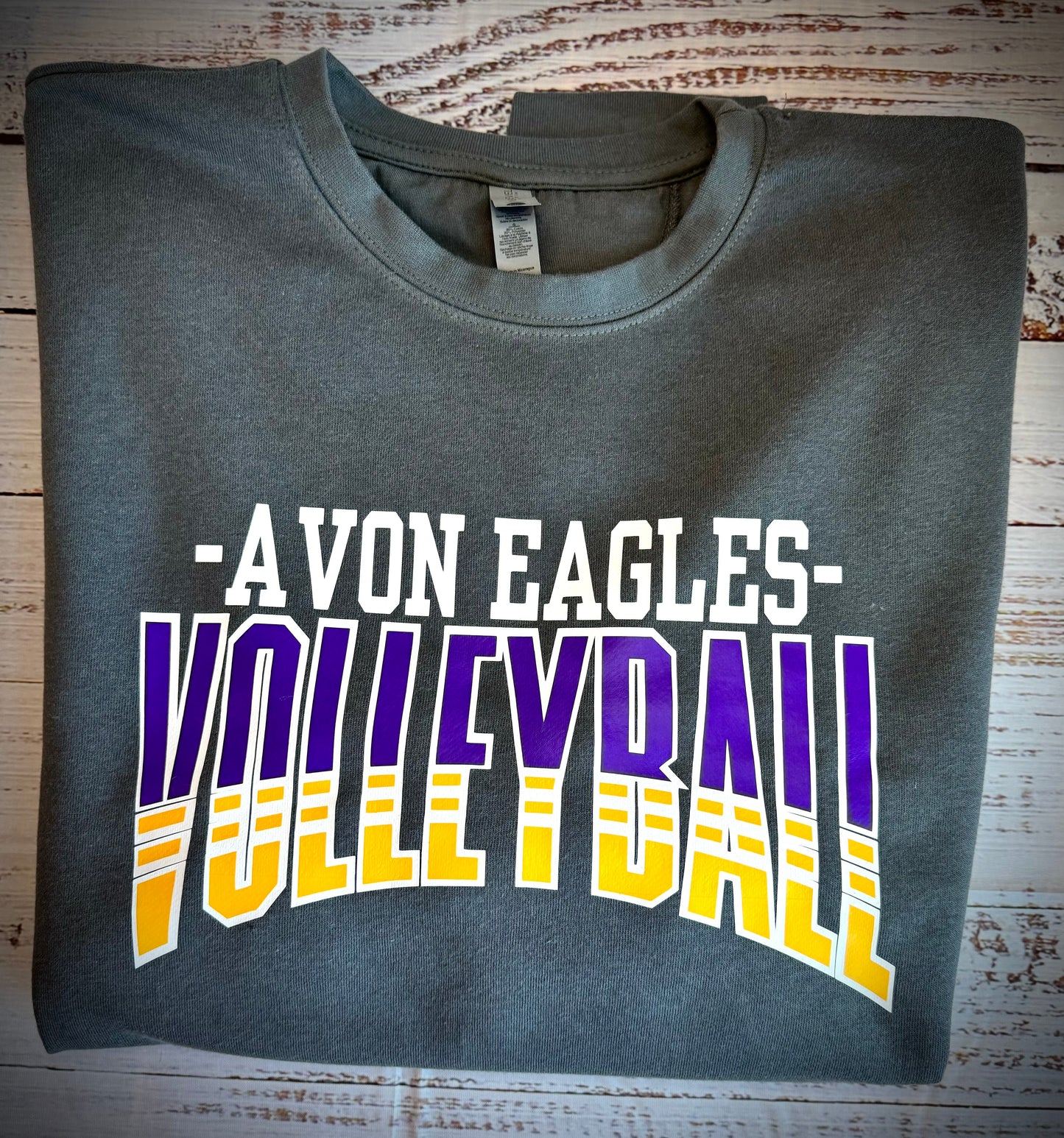 Avon Eagles Volleyball Split Design - sweatshirt