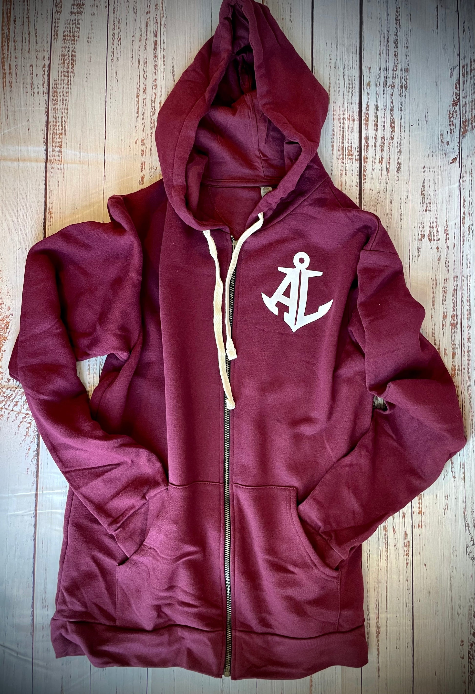 Avon Lake Anchor Zip Up - Apparel & Accessories