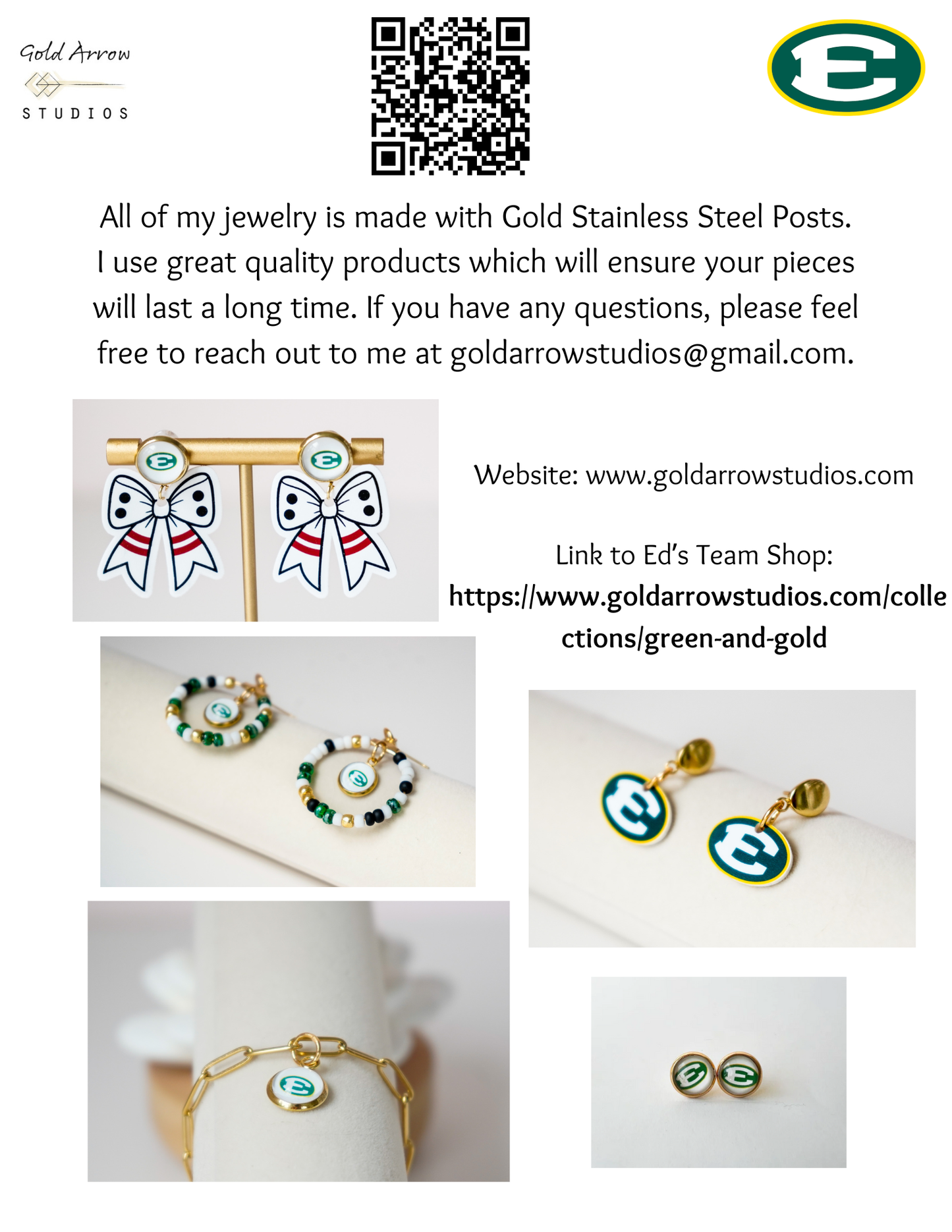 St. Edward Bowling Team-Jewelry