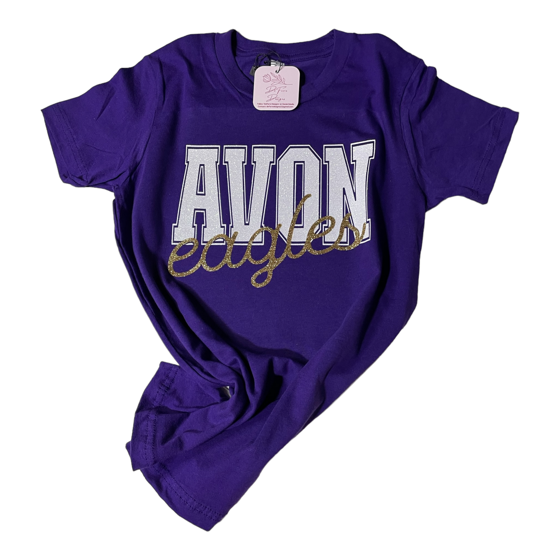 Youth Campus Block Avon Eagles T-Shirt – DeFiore Designs