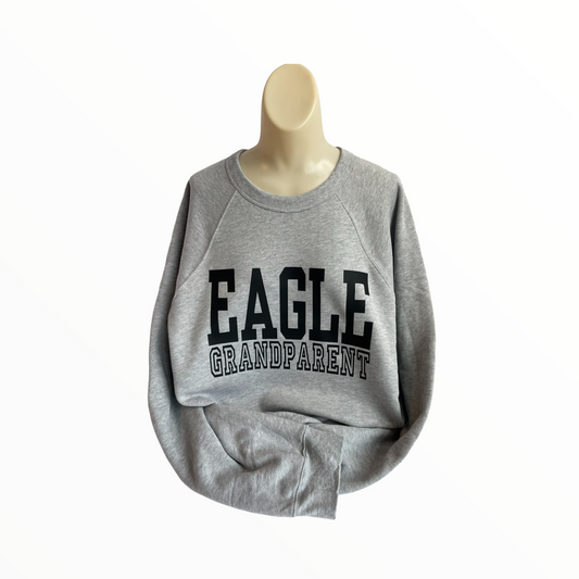 Adult Eagle Grandparent University Block Crewneck