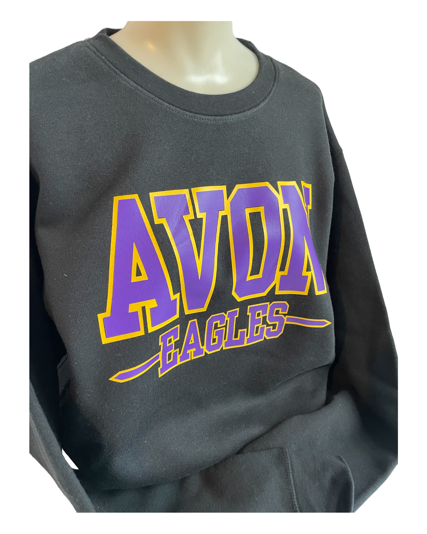 Adult Varsity Avon Eagles Design Crewneck or Hoodie