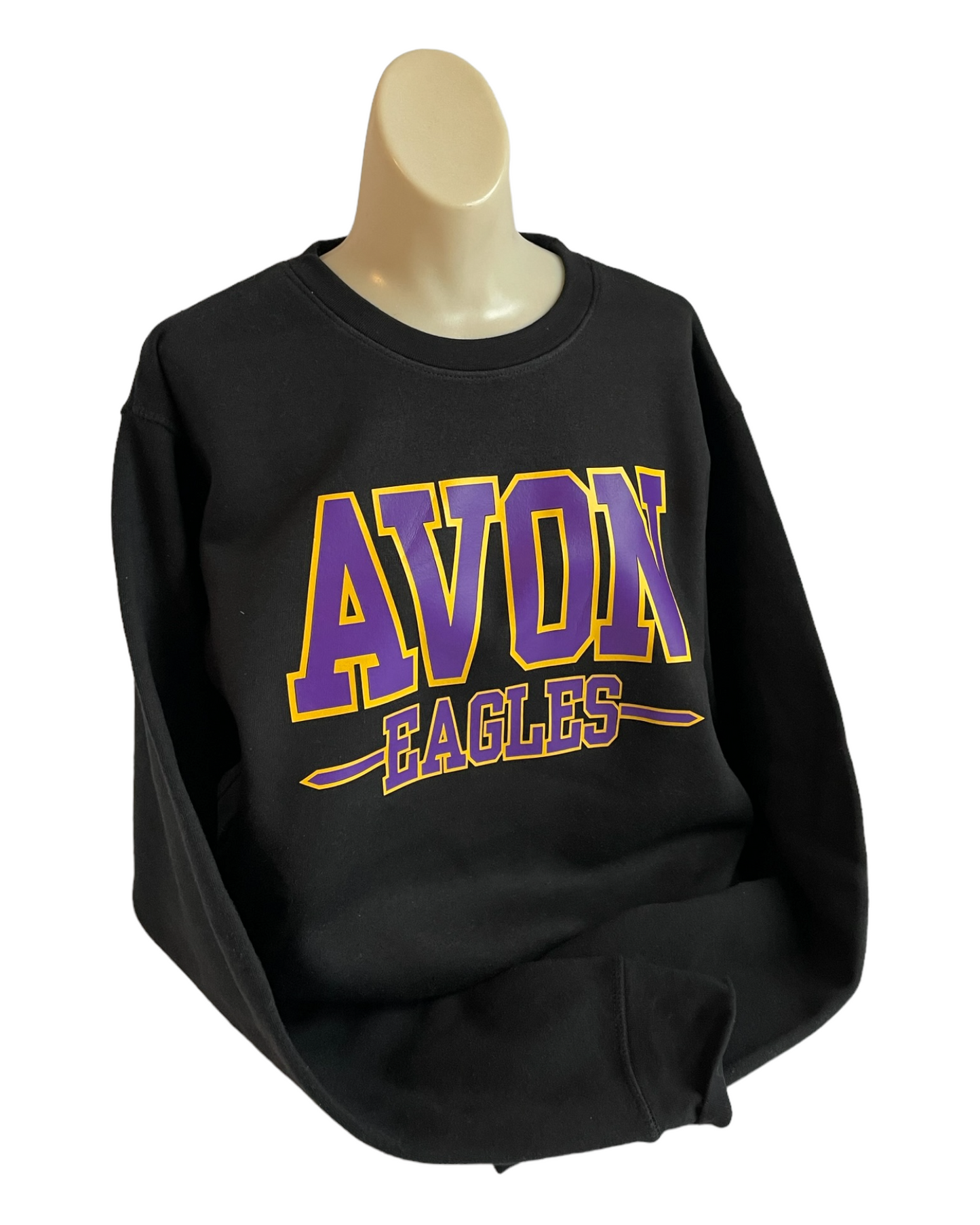 Adult Varsity Avon Eagles Design Crewneck or Hoodie