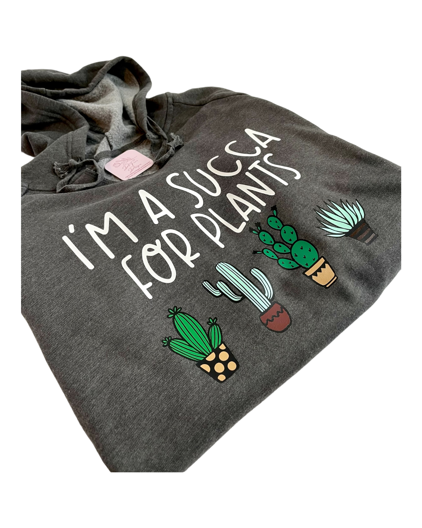 I'm A Succa for Plants Ladies Hoodie