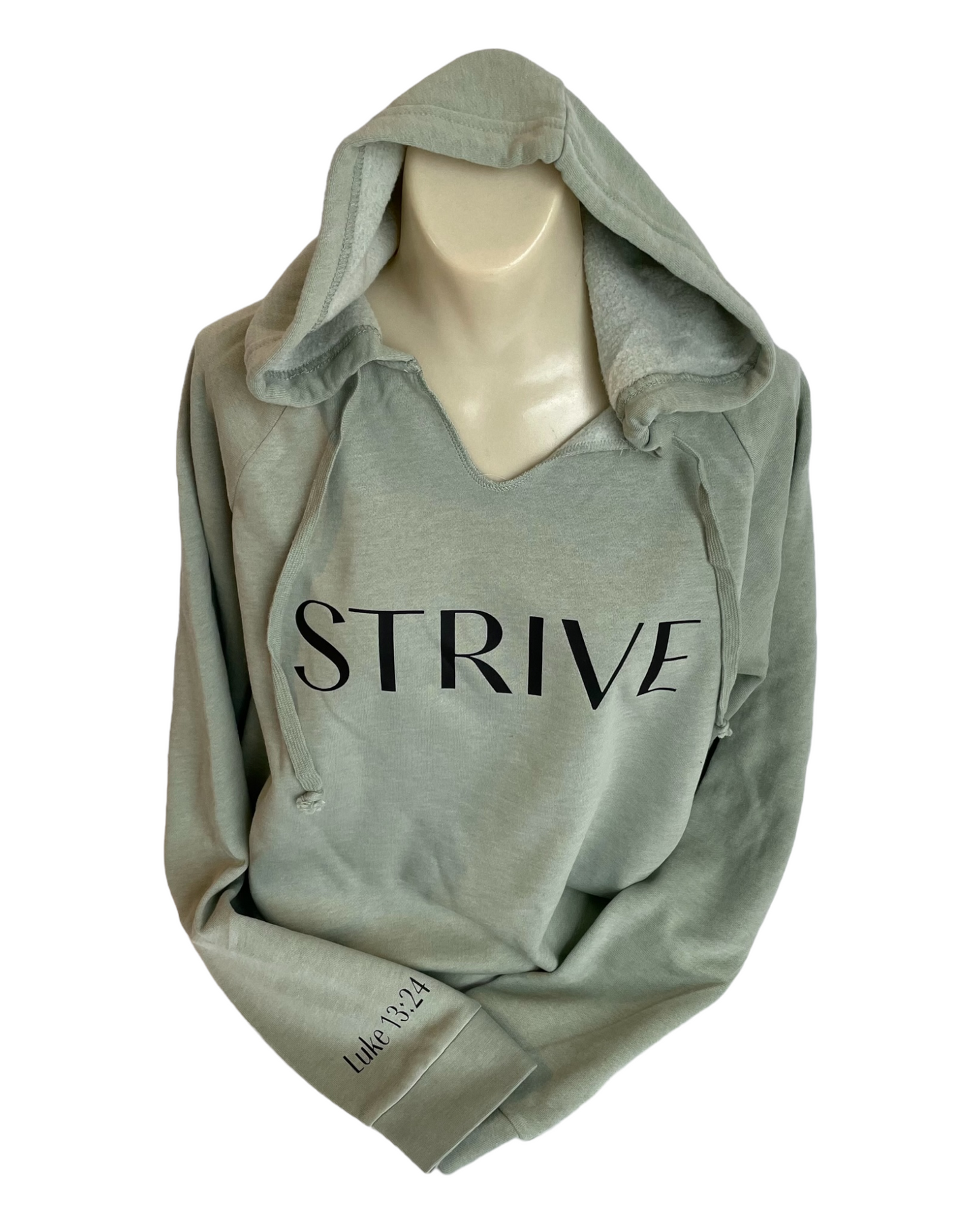 STRIVE Luke 13:24 - Ladies Hoodie