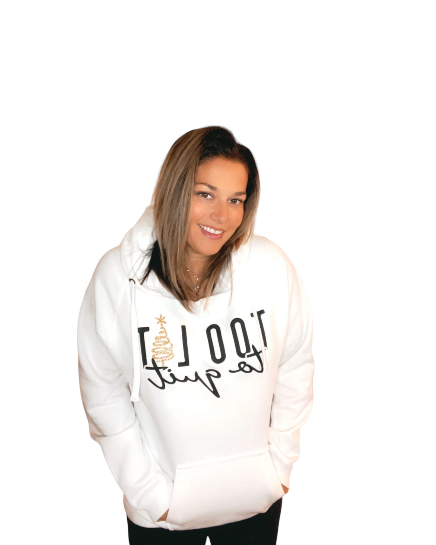 Too Lit To Quit Ladies Hoodie - Hoodies